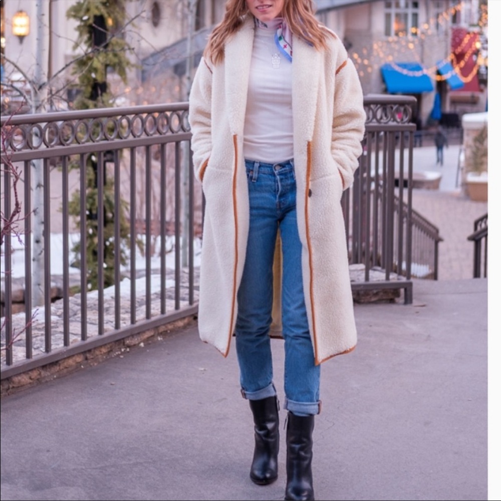 SALE ❤️❤️❤️ Madewell Sherpa Topcoat - Picture 8 of 10